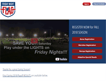 Tablet Screenshot of fridaynightflag.com